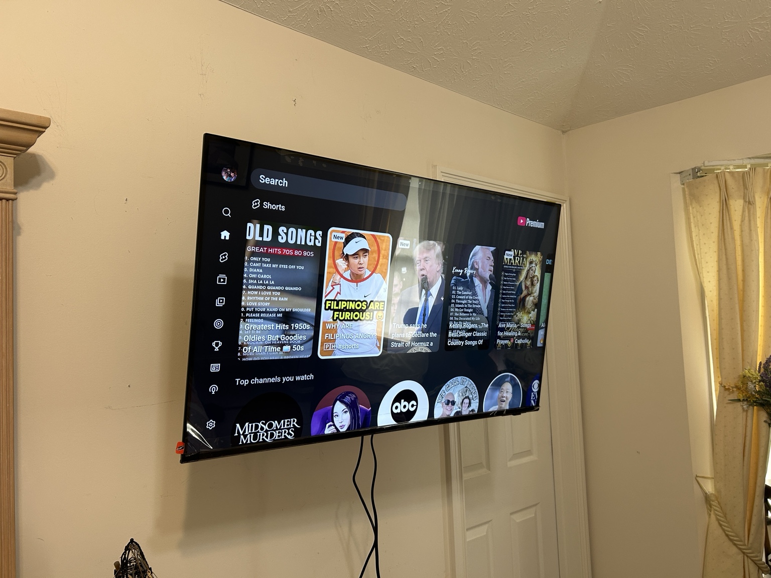 TV mounting project in a Cleveland-area home